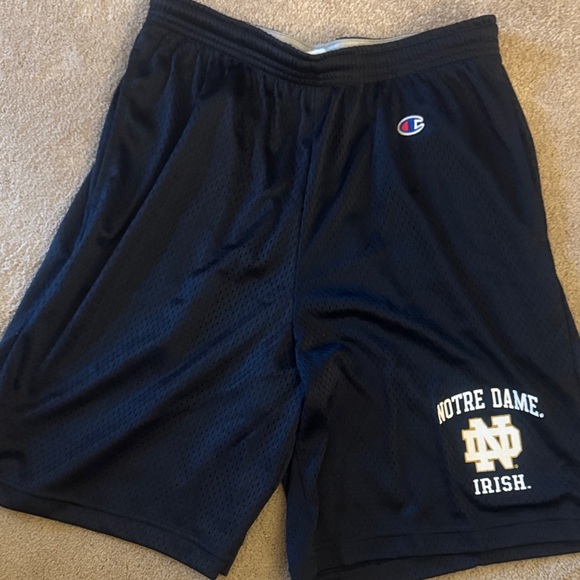 Champion Men's Navy Blue Notre Dame Shorts - Picture 1 of 1